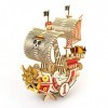 ki-gu-mi One Piece Thousand Sunny Ship Model – One Piece Model Kit Series – Puzzle 3D miniature japonais en bois pour adultes