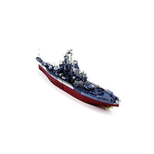 1: 350 Modèle Battleship, USS Missouri BB-63 Bricolage Manuel Modèle Assemblé Kits, Jouets pour Enfants 30,3"* 3.5" * 6.3" 