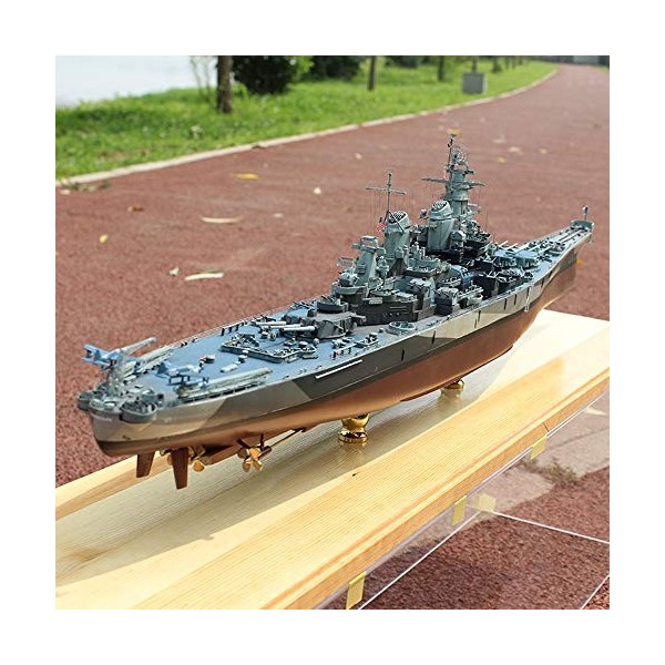 1: 350 Modèle Battleship, USS Missouri BB-63 Bricolage Manuel Modèle Assemblé Kits, Jouets pour Enfants 30,3"* 3.5" * 6.3" 