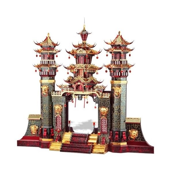 Puzzle 3D Piececool, Nantianmen Southern Gate of Heaven, métal, 544 pièces