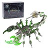 Spicyfy Puzzle 3D en métal - Animaux - 2 à 3 heures - Montage DIY - Scorpion mécanique - Roi 3D - Kit de construction avec ou
