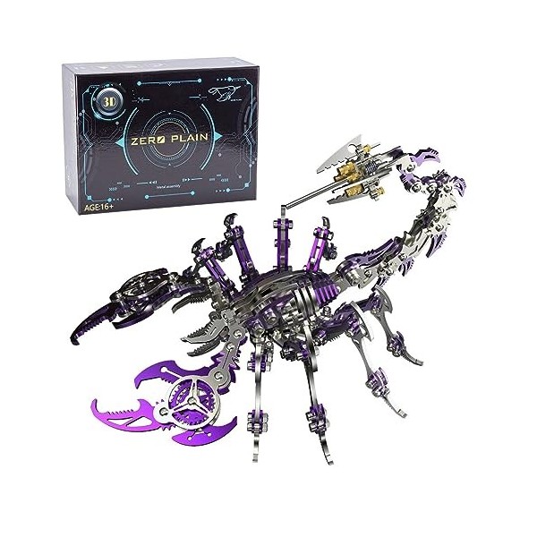 GOUX Puzzle 3D en métal - Modèle 3D - Puzzle 3D pour adultes - 200 pièces - Modèle en métal - Bricolage - Artisanat pour adul