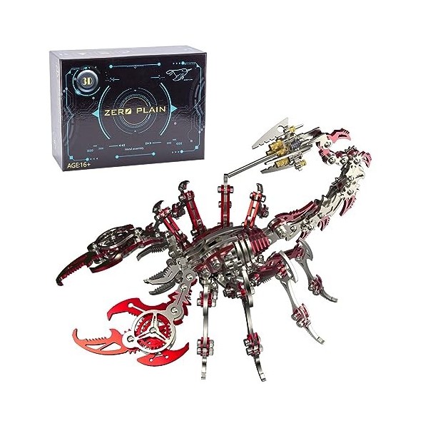 GOUX Puzzle 3D en métal - Modèle 3D - Puzzle 3D pour adultes - 200 pièces - Modèle en métal - Bricolage - Artisanat pour adul