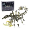 JoyMate Puzzle 3D en métal - Scorpion - Kit de modélisation - Puzzle 3D - 200 pièces +