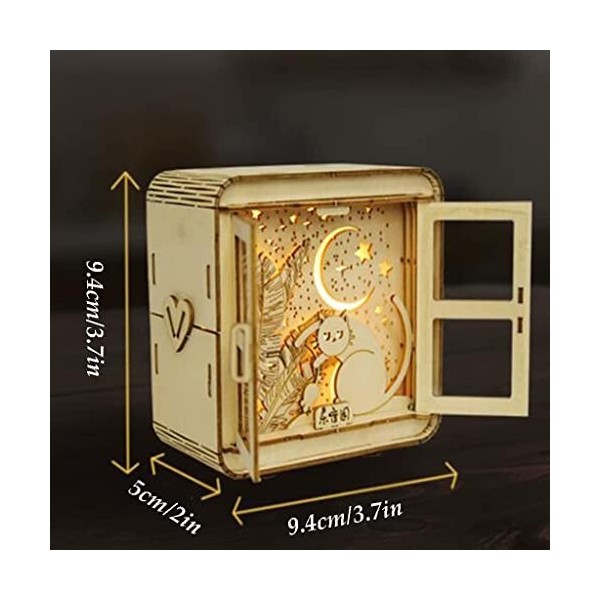 Dextérité 3D Puzzle Veilleuse Puzzle 3D Jigsaw Puzzle Anniversaire Saint Valentin Cadeau Unique Hobby Cadeau Pièce Puzzle