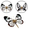 DIY Métal Assemblée Puzzle Modèle, 3D Métal Puzzle Papillon Modèle Steampunk Lumineux Papillon Kit pour Adulte, Ornements cré