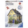 Ravensburger - 2412585 - Puzzle - Cottage Anglais 3D