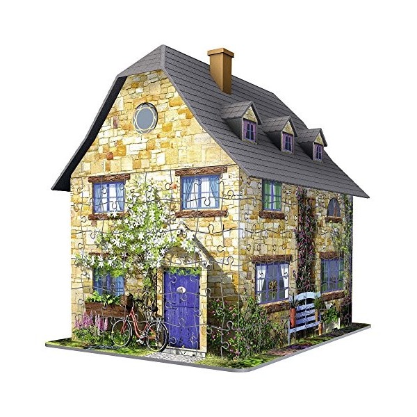 Ravensburger - 2412585 - Puzzle - Cottage Anglais 3D