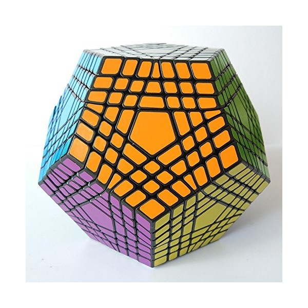 OJIN Shengshou Mr.M 3x3 Megaminx Dodecaedro | Cubo Magnetico Superficie Smerigliata (Stickerless) Con Treppiede | Gioco Puzzle Per Adulti E Bambini