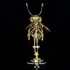 Dellia Modèle 3D en métal - 117 pièces - Steampunk Wasp - Insecte en métal - Kit de modélisme mécanique à monter soi-même - P