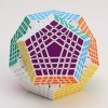 HappyToy ShengShou 7x7x12 Megaminx Gigaminx 7 Couches dodécaèdre Douze Visages Cubes Magiques Cubes de Vitesse Puzzle Cube + 