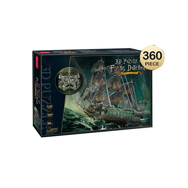 HIRNER Assemblé 360 pièces 3D Papier de Puzzle en Trois Dimensions, Grand modèle assemblé pour Adulte, Version LED, décoratio