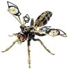 Puzzle animal 3D en forme de guêpe, scorpion, modèle en acier inoxydable, kit de montage pour adulte, kit de montage anti-str