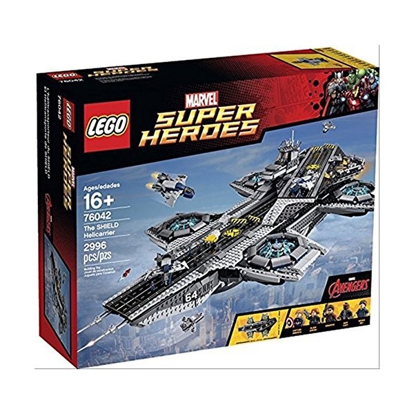 Lego - Marvel Super Heroes - 76042 - Lhélitransport du Shield