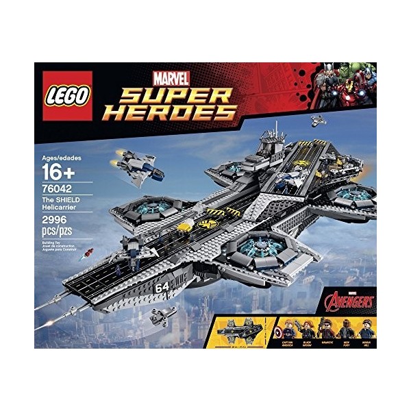 Lego - Marvel Super Heroes - 76042 - Lhélitransport du Shield