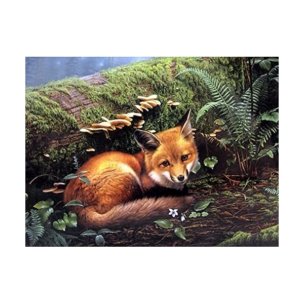 YJPZZG 2000 PièCes De Jouets éDucatifs pour Adultes Renard Puzzles en Bois pour Adultes,Puzzle 3D Jeu DéCoration De Collectio