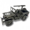 Piececool Willys Kit de construction de voiture 3D en métal pour adultes et adolescents pour soulager le stress