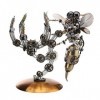 DIYIV 3D Puzzle Metal Insectes, 3D Mecanique Metal Puzzle, 627+pièces Modèle Mécanique Support pour Guêpes, Cadeaux Créatifs 