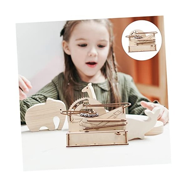 Abaodam 3 Ensembles Puzzle Boule en Trois Dimensions Casse-tête en Bois 3D Puzzles pour Cerveau Jouets De Puzzle Jouets en Bo