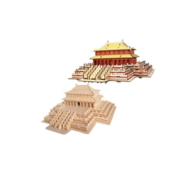 Totority 2 Pièces Jouets Puzzles pour Adultes Ensemble De Jeu en Bois Jouet Adulte Enfants Puzzles Puzzles en Bois pour Enfan