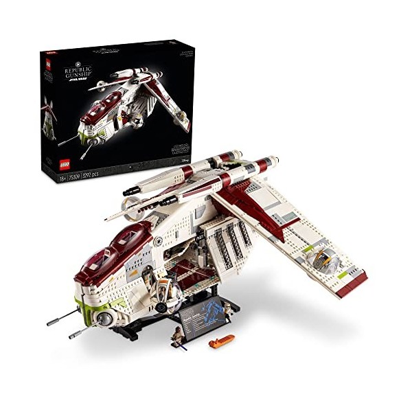 LEGO Star Wars Republic Gunship 75309 Building Kit. Cool, Ultimate Collector Series Build-and-Display Model 3,292 Pieces 