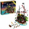 LEGO Ideas Pirates of Barracuda Bay 21322 Building Kit, Cool Pirate Shipwreck Model with Pirate Action Figures for Play and D