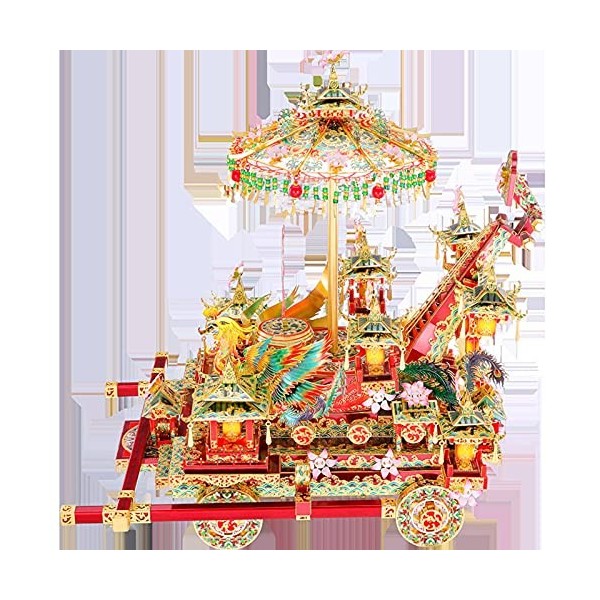 NC Piececool 3D Manual Assembly Model Creative Metal Puzzle Toy Decoration Phoenix Coronet Sedan Wedding Dress Gift