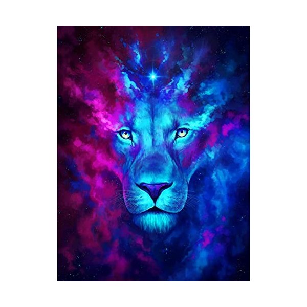 Puzzle Adulte 1000 Pièces Puzzle 3D Lion-2000 Éducatif de Soulagement du Stress pour Adultes Enfants jeu de pose coloré jeu d