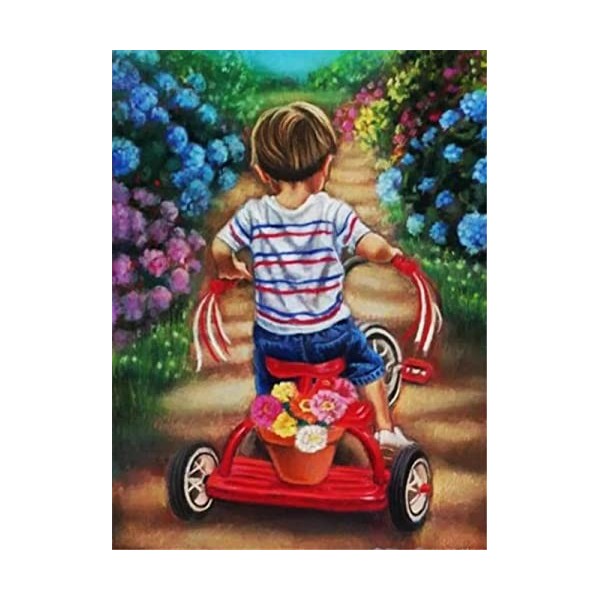 Puzzle Adulte 1000 Pièces Puzzle 3D little boy-2000Puzzle 3D Abstrait Jouet Éducatif de Soulagement du Stress pour Adultes En