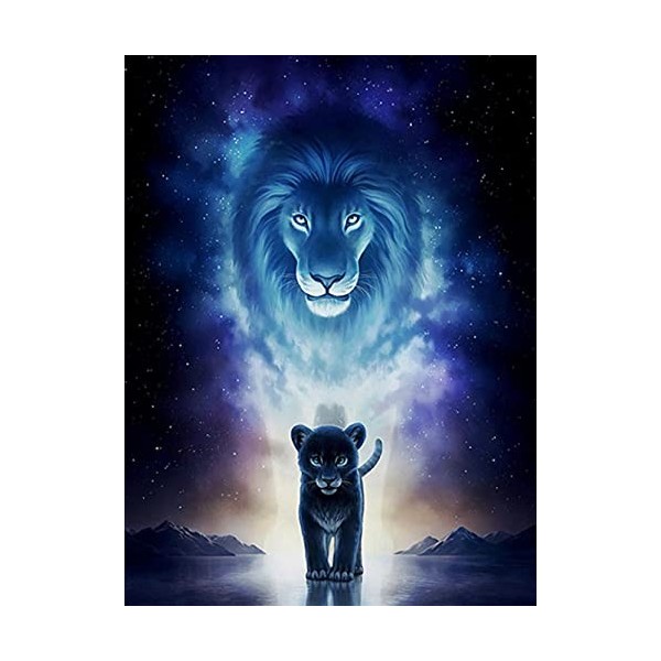 Puzzle Adulte 1000 Pièces Puzzle 3D Lion-2000 Puzzle créatif Difficile Grand Puzzle éducatif Anti-Stress Jouets pour Adultes 