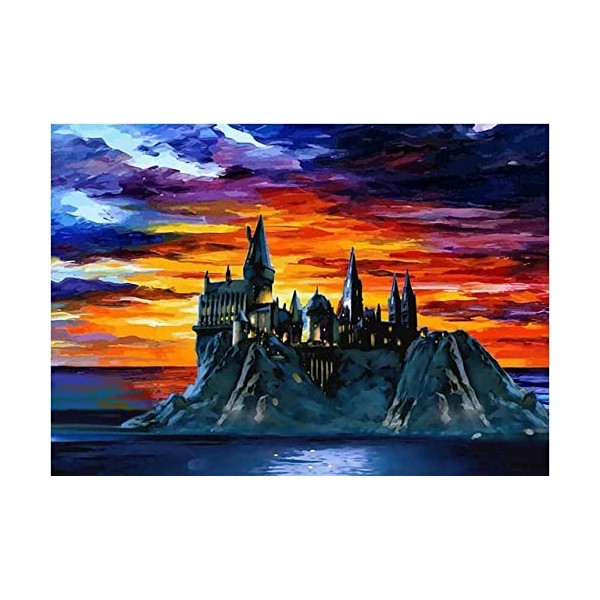 Puzzle Adulte 1000 Pièces Puzzle 3D Castle-2000 Puzzle Classique Puzzle Adulte et Enfant Classique Kit De Bricolage Jouet en 