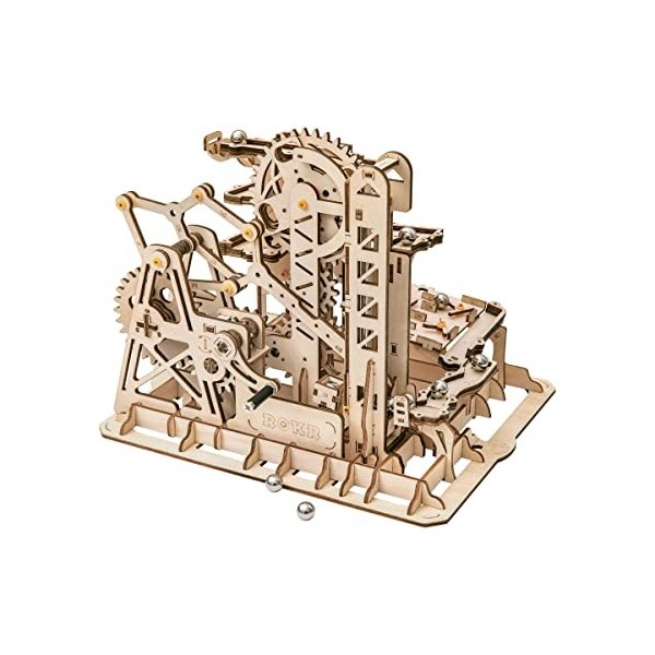 ROKR Puzzle 3D en bois - Modèle mécanique - Kit de bricolage - Jeu dengrenages mécaniques - Jeux de casse-tête - Cadeau idéa