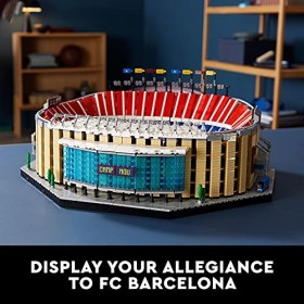LEGO Camp NOU – FC Barcelona 10284 Building Kit. Build a Displayable Model Version of The Iconic Soccer Stadium 5,509 Pieces