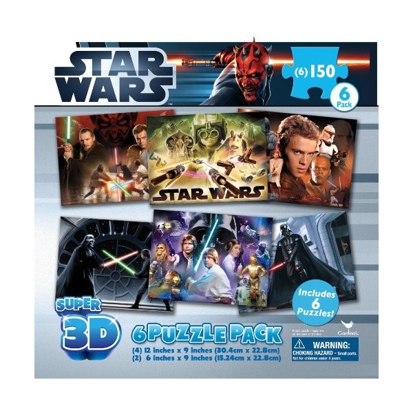 Star Wars 6PK 3D Puzzles