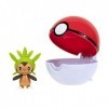 Pokémon PKW3134 – ClipnGo Poké Balls – Igamaro & Poké Ball officiel avec figurine de 5 cm