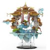 Microworld Puzzles 3D en métal, Kits darchitecture Traditionnelle Chinoise, Casse-tête Ornements de Bricolage Défi Difficile