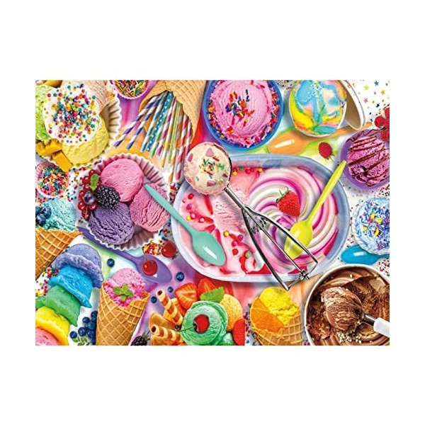 Puzzle 3D 3000 p - dessert,3000 Puzzles en Bois pour Adultes et Enfants pour Adultes et Enfants Puzzle le fini mesure 110 x 8