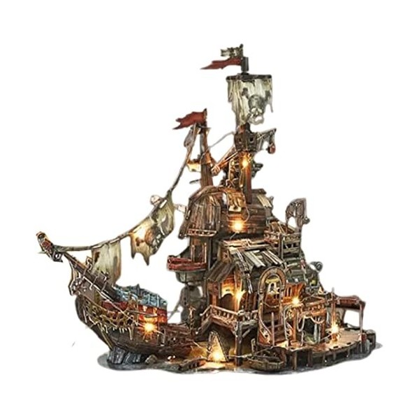 Puzzle 3D Puzzles en Papier 3D durables modèle de Construction Puzzle Blocs de Construction Bateau Puzzles Adultes Adolescent