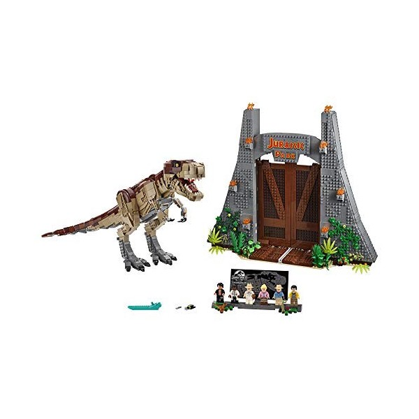 LEGO Jurassic World Jurassic Park: T. Rex Rampage 75936 Building Kit, New 2020 3120 Pieces 