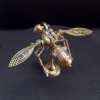 ICObes Modèle de puzzle 3D en métal, ensemble dassemblage mécanique petite abeille, jouets créatifs faits à la main, collect