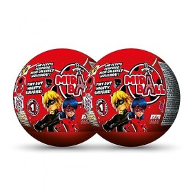 Miraculous [Pack de 2] Ladybug - 4 en 1 - Miraball Surprise, Jouet pour Enfants - Balle en métal à Collectionner - Figurine K