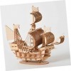 Totority 9 Ensembles 3D Puzzle en Bois Jouet Puzzles 3D pour Enfants Puzzles Casse-Tête Kit De Modèle De Construction Artisan