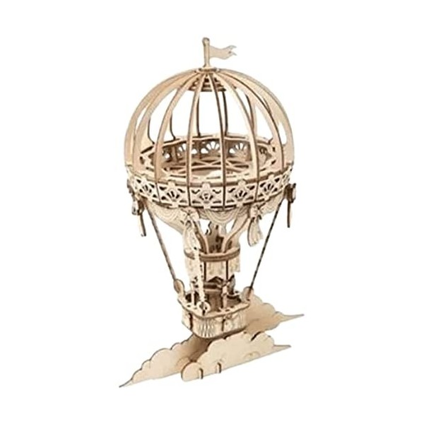 Décompression Puzzle 3D Creative Mode Jigsaw Puzzle en Bois Puzzle Kit Casse-tête Pièce Puzzle Architecture Modèle Jouets