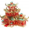 Puzzle Unique Puzzles 3D en métal Architecture Antique Chinoise Puzzles Puzzles pour Adultes Puzzle Challenge Kit Excellente 