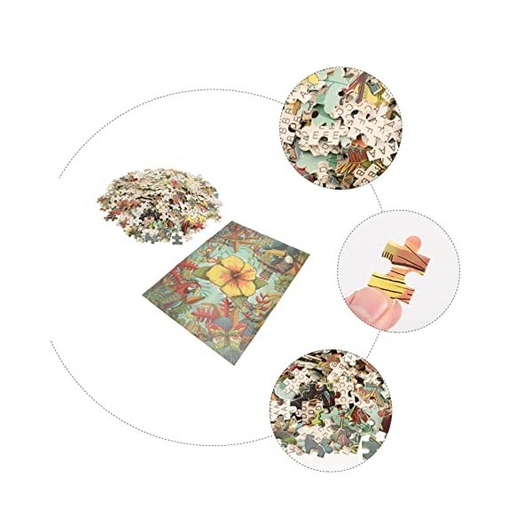 Totority 3 Ensembles scie sauteuse Jouet énigmes Puzzles pour Enfants Casse-tête décoratifs Puzzles pour Adolescent Casse-têt