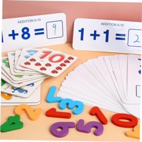 Totority 3 Ensembles De Cartes Flash DAddition pour Enfants Jouets Amusants Cartes Flash De Soustraction Jouets dapprentiss
