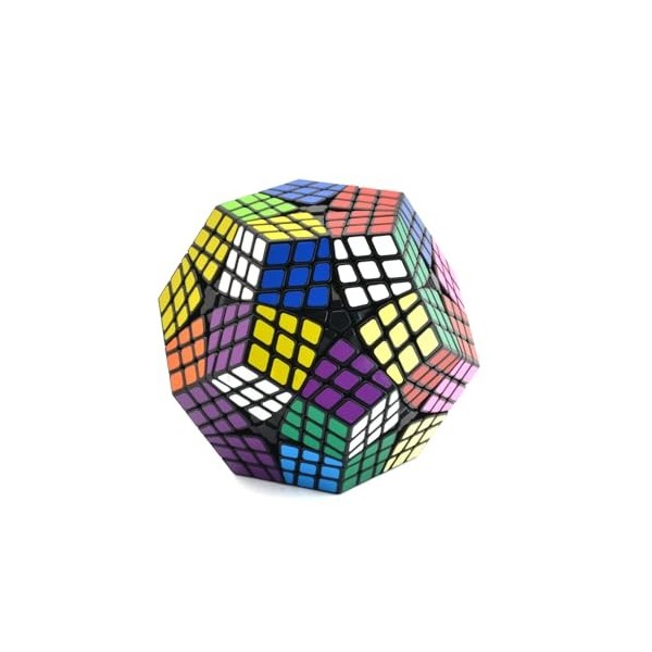 6X6x6 Megaminx Speed Cube Black Sticker Cube Dodecahedron Magic Cube