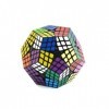 6X6x6 Megaminx Speed Cube Black Sticker Cube Dodecahedron Magic Cube