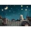 HIGOH Puzzle en Bois 3000 pièces Chat regardant la Lune Jeu de Puzzle