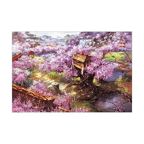 Puzzle Adulte, 1000/1500/2000/2700/3000/5000/57000 Comprimés, Sakura Villa, Jouets Éducatifs De Décompression Pour Enfants Ad